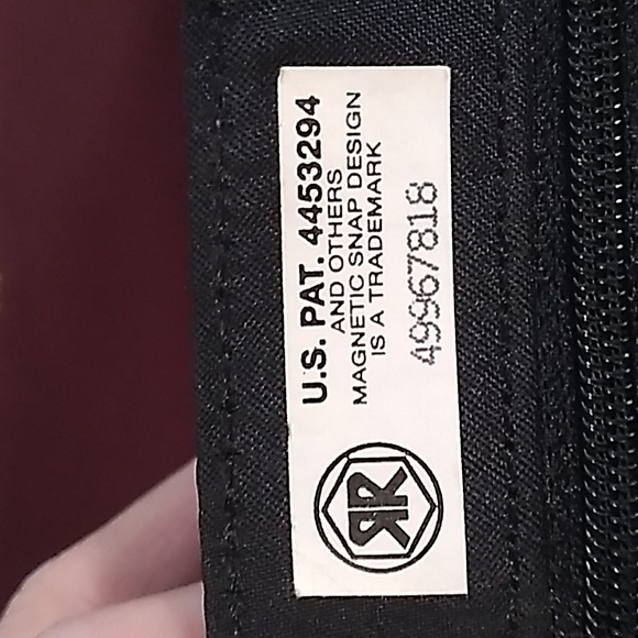 Valerie Steven's Deep Purple Chain Detail Bag. - Picture 14 of 14